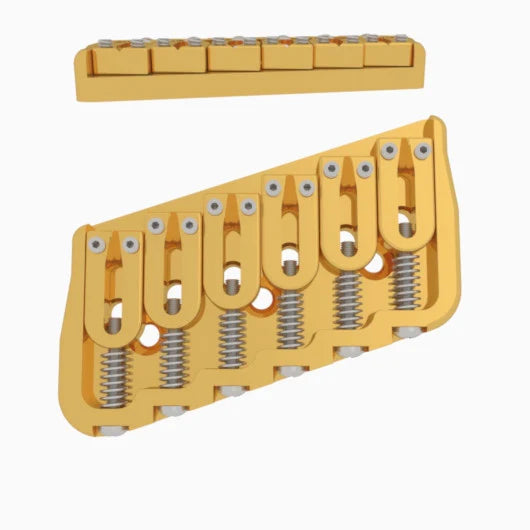Hipshot Multi-Scale Fixed Guitar Bridge, 6 String